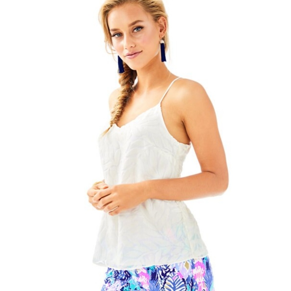 Lilly Pulitzer Dusk Racerback Velvet Top
